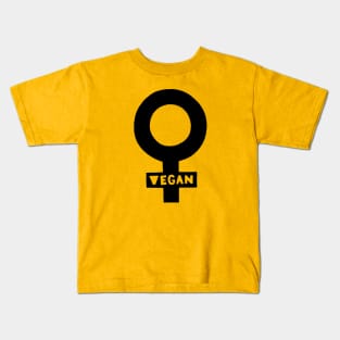 Vegan Feminist Kids T-Shirt